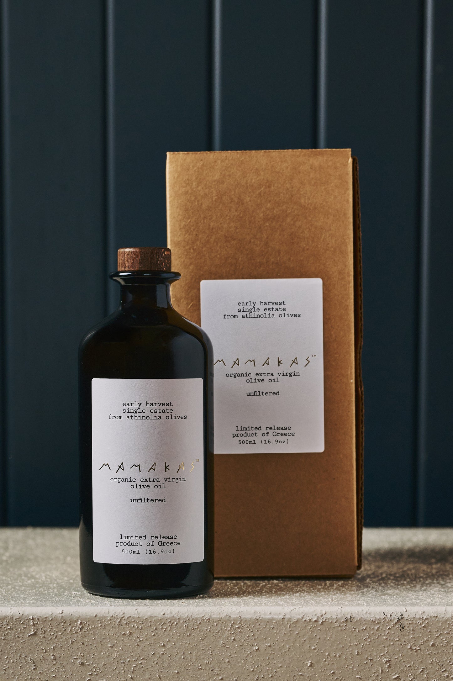 2nd Limited Release / Unfiltered Early Harvest Organic Extra Virgin Olive Oil;  Bold, Peppery & alive