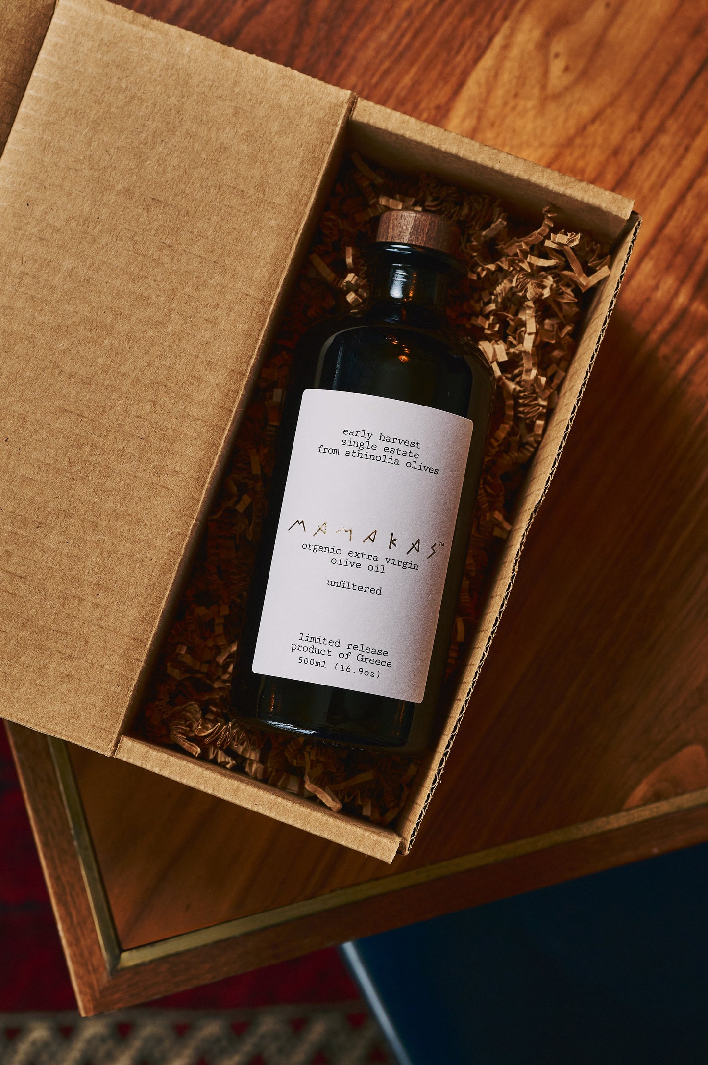 2nd Limited Release / Unfiltered Early Harvest Organic Extra Virgin Olive Oil;  Bold, Peppery & alive